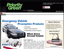 Tablet Screenshot of prioritygreen.com